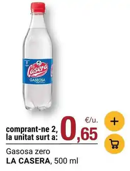BonpreuEsclat La casera - gasosa zero oferta