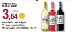 BonpreuEsclat Vi negre, rosat o blanc oferta