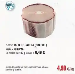 Abordo Taco de caella oferta