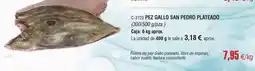 Abordo Gallo - pez san pedro plateado oferta