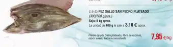 Gallo - pez san pedro plateado