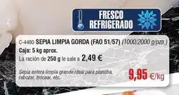 Abordo Ideal - sepia limpia gorda oferta