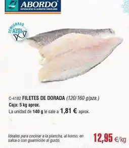 Abordo Abordo - filetes de dorada oferta