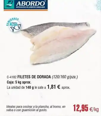 Abordo - filetes de dorada
