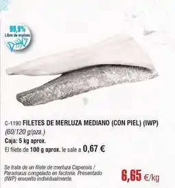 Abordo Filetes de merluza mediano oferta