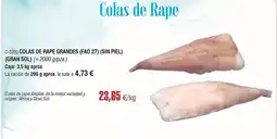 Abordo Sol - colas de rape grandes oferta