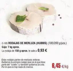 Abordo Rodajas de merluza oferta