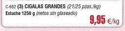 Abordo Cigalas grandes oferta