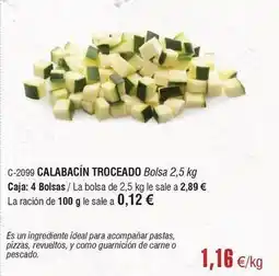 Abordo Ideal - calabacín oferta