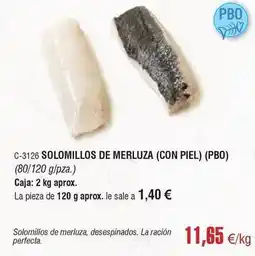 Abordo Solomillos de merluza oferta