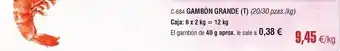 Abordo Gambon grande oferta