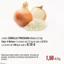 Abordo Ideal - cebolla troceada oferta