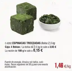 Abordo Solo - espinacas troceadas oferta