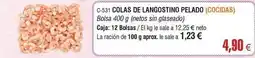 Abordo Colas de langostino pelado oferta