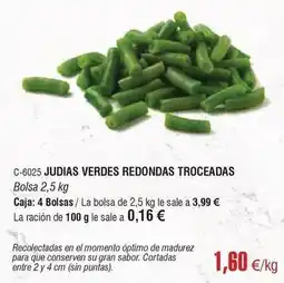 Abordo Momento - judias verdes redondas troceadas oferta