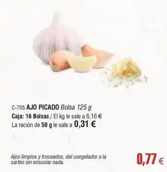 Abordo Ajo picado oferta