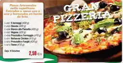 Abordo Bianca - pizzas artesanales esitrollitas napolitanto, a la pasta diferente oferta