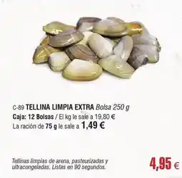 Abordo Tellina limpia extra oferta
