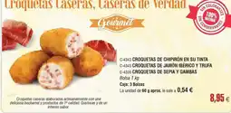 Abordo Intenso - croquetas de chipiron en su tinta oferta