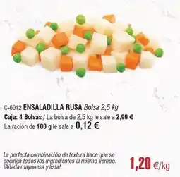Abordo Lista - ensaladilla rusa oferta