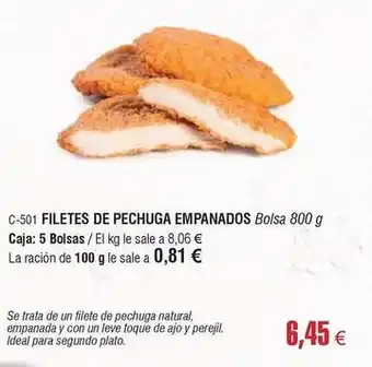 Abordo Ideal - filetes de pechuga empanados oferta