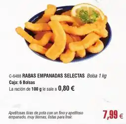 Abordo Rabas empanadas selectas oferta