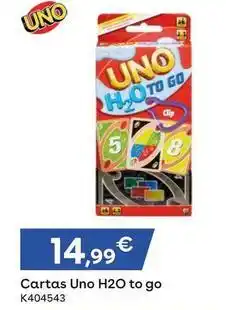 ToysRus Mattel - cartas uno h2o to go oferta