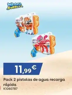 ToysRus Pack 2 pistolas de agua recarga rapida oferta