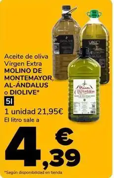 Molino montemayor - aceite de oliva virgen extra