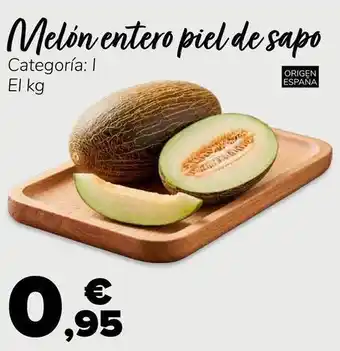 Supeco Melón entero piel de sapo oferta