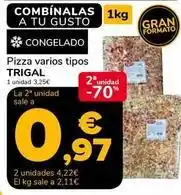 Supeco Trigal - pizza varios tipos oferta