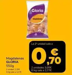 Supeco Gloria - magdalenas oferta
