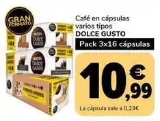 Supeco Dolce gusto - cafe en capsulas oferta