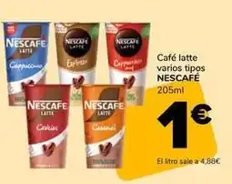 Supeco Nescafé - cafe latte oferta