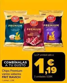 Supeco Frit ravich - chips premium varios sabores oferta