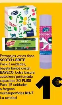 Supeco Scotch-brite - estropajos oferta