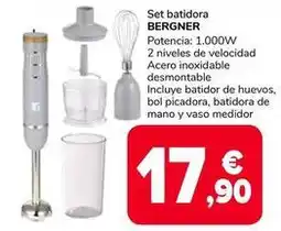 Supeco Bergner - set batidora oferta