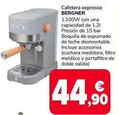 Supeco Bergner - cafetera expresso oferta