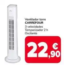 Supeco Carrefour - ventilador torre oferta