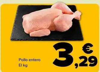 Supeco Pollo entero oferta