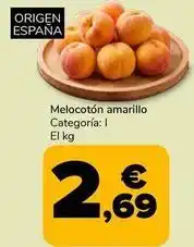 Supeco Melocoton amarillo oferta
