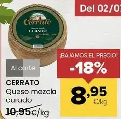 Autoservicios Familia Cerrato - queso mezcla curado oferta