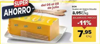 Autoservicios Familia Bon - queso en barra gouda oferta