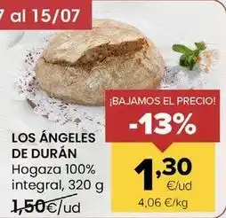 Autoservicios Familia Los angeles de duran - hogaza 100% integral oferta