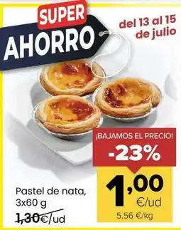 Autoservicios Familia Pastel de nata oferta