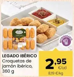 Autoservicios Familia Legado ibérico - croquetas de jamón ibérico oferta