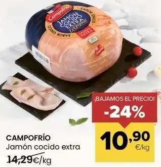 Autoservicios Familia Campofrío - jamon cocido extra oferta