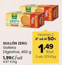 Autoservicios Familia Gullon zero - galleta digestive oferta