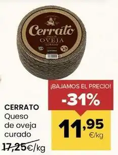 Autoservicios Familia Cerrato - queso de oveja curado oferta