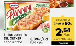 Autoservicios Familia Dr oetker - en los panninis senalizados oferta